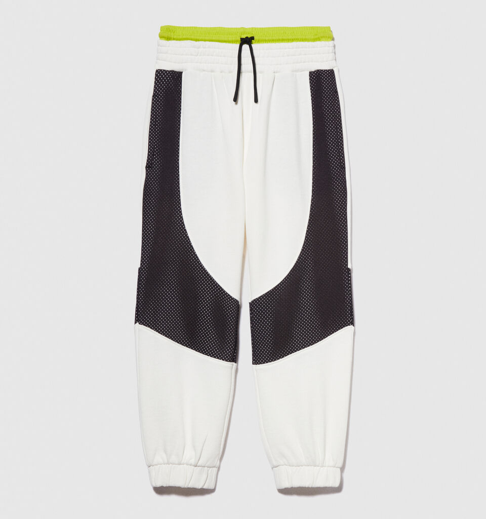 Sporty joggers - boys' trousers - White | Sisley Young image number 2